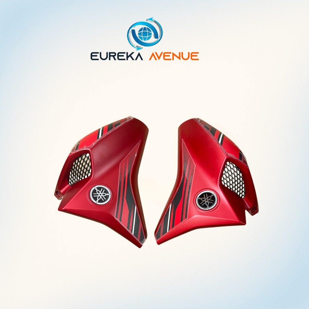 GUIDE AIR 1/2 PART ( TANKI KAN )  ( 2 PIC SET ) MDRM4 (DULL RED ) | FZS V2 | PART NO : 2GSXF13J70P6,2GSXF13570P6